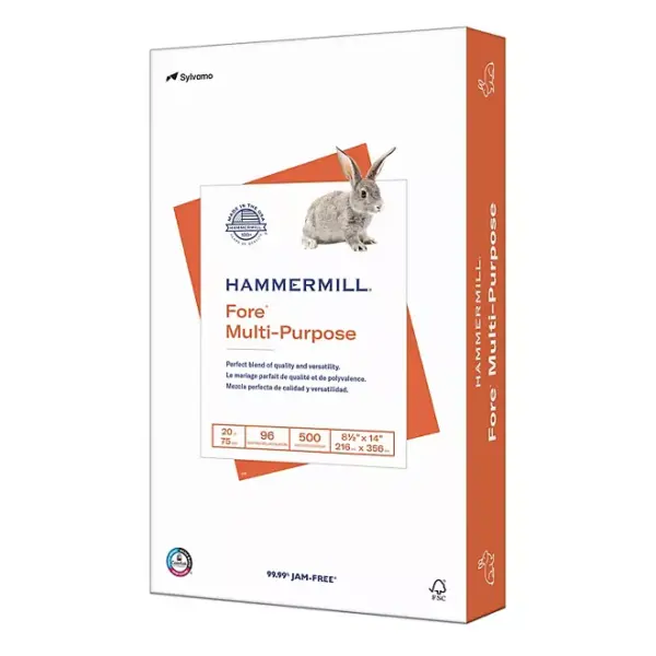 Hammermill Printer Paper, 20lb Fore Multipurpose Paper, 96 Bright, 11x17 - 1 Ream (500 Sheets)