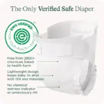 HealthyBaby Organic Cotton Enhanced Chlorine Free Disposable Diaper - Image 9