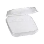 Hefty Clear Hinged Lid Plastic Container, 8" x 8" (125 ct.) - Image 2