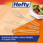 Hefty Clear Plastic Cutlery Combo Pack (360 ct.) - Image 4