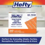 Hefty Clear Plastic Cutlery Combo Pack (360 ct.) - Image 5