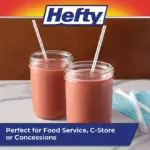 Hefty Jumbo Translucent Wrapped Plastic Straws, 7.75", 3, 000 ct. - Image 4