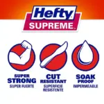 Hefty Supreme 3-Compartment Foam Plates, 10 1/4", 200 ct. - Image 6