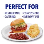 Hefty Supreme 3-Compartment Foam Plates, 10 1/4", 200 ct. - Image 5