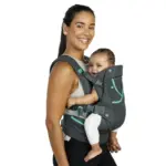 Infantino Carry On Active Multi-Pocket Baby Carrier, 4-Positions, 8-40lbs, Gray - Image 12