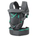 Infantino Carry On Active Multi-Pocket Baby Carrier, 4-Positions, 8-40lbs, Gray - Image 13