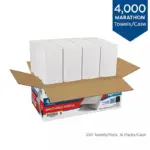 Marathon Multifold 1-Ply White Paper Towels 16 pks., 250 towels/pk - Image 2