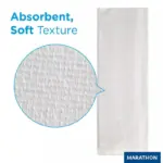 Marathon Multifold 1-Ply White Paper Towels 16 pks., 250 towels/pk - Image 6