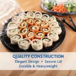 Member's Mark 16" Catering Tray with Covers 5 ct. - Image 3