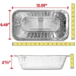 Member's Mark Aluminum Steam Table Pans, 1/3 Size 30 ct. - Image 2