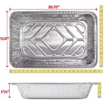 Member's Mark Aluminum Steam Table Pans, Full Size 50 ct. - Image 2