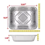 Member's Mark Aluminum Steam Table Pans, Half Size (100 ct.) - Image 2