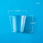 Member's Mark Clear Plastic Cups 9 oz., 264 ct. - Image 2
