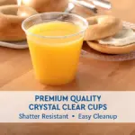 Member's Mark Clear Plastic Cups 9 oz., 264 ct. - Image 5