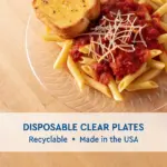 Member's Mark Clear Plastic Plates, 9" 45 ct. - Image 3