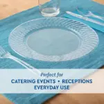 Member's Mark Clear Plastic Plates, 9" 45 ct. - Image 5