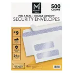 Member's Mark Envelope #9, Double Window, 500 ct.