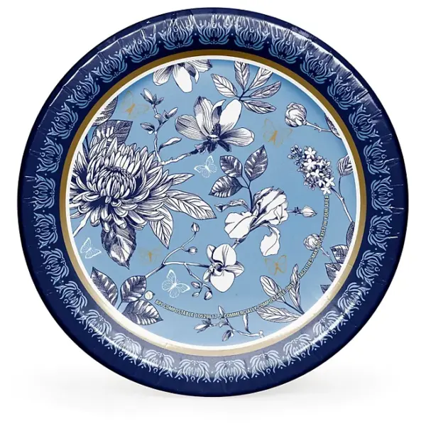 Member's Mark French Floral Paper Plates, 10", 85 ct.