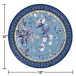 Member's Mark French Floral Paper Plates, 10", 85 ct. - Image 2
