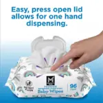 Member's Mark Premium Baby Wipes, Refreshing Clean Scent, 12 pk., 1152 Wipes - Image 6