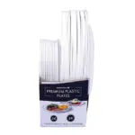 Member's Mark Premium Plastic Heavyweight Plates, Combo Pack 48 ct. - Image 3