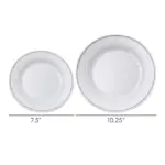 Member's Mark Premium Plastic Heavyweight Plates, Combo Pack 48 ct. - Image 2