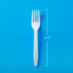 Member's Mark White Plastic Forks, Heavyweight 600 ct. - Image 2