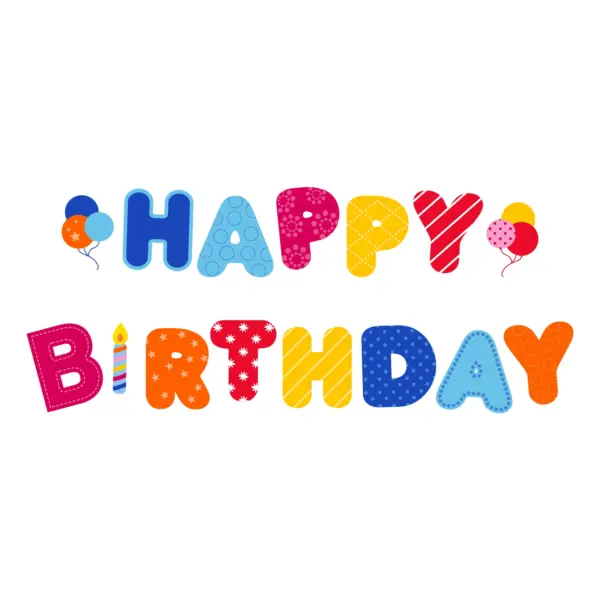 Multi-Color Happy Birthday Yard Sign Set, by Way To Celebrate