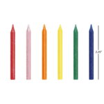 Multicolor Glitter Birthday Candles, 24 Count, by Way To Celebrate - Image 2