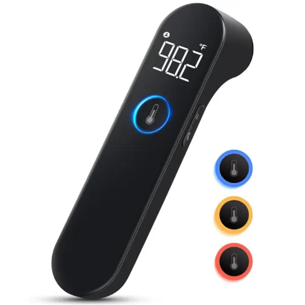No-Touch Forehead Thermometer for Adults and Kids, Fast Accurate Baby Thermometer with Fever Alarm & Mute Mode, FSA HSA Eligible - Take Quick Temperature Easily