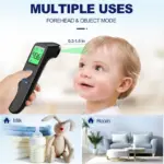 Thermometer for Adults and Kids, Digital Forehead Thermometer with Fever Alarm, Silent Mode & 35-Set Memory, Object 2 in 1 Mode, FSA/HSA Eligible - Image 3