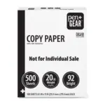 Pen + Gear Copy Paper, 8.5" x 11", 92 Bright, 20 lb., White, 8 Ream Case (4,000 Sheets) - Image 2