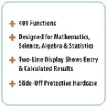 Pen+Gear Scientific Calculator For High School Classes and Engineering, Black - Image 4