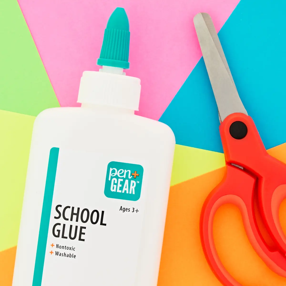 Pen+Gear Washable School Glue, White, 4 oz, 118ml, 0.271 lb, Art and Craft, for Slime, Dry in 30 Min - Image 3