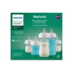 Philips Avent Glass Natural Bottle with Natural Response Nipple Baby Set - 7pc - Image 2