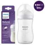 Philips Avent Natural Baby Bottle with Natural Response Nipple , Clear, 9oz, 1pk, SCY903/91 - Image 4