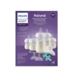 Philips Avent Natural Baby Bottle with Natural Response Nipple Newborn Baby Gift Set - Image 7