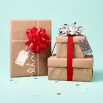 Red Gift Bow - Spritz™: Solid Plastic Decorative for All Occasions, Birthday, Easter, 6" - Image 3