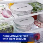 Reynolds 9" Round Foil Take Out Containers with Lids, 20 ct. - Image 6