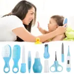 SUGARDAY 10 in 1 Baby Healthcare and Grooming Kit for Girl Boy Care Kit Toddlers Nail Clippers (Blue) - Image 5