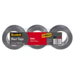Scotch Basic Duct Tape with 1 19/50" Core, 1 19/50" x 1,980", 3 pk. - Silver