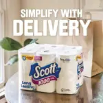 Scott 1000 1-Ply Toilet Paper 45 rolls, 1,000 sheets/roll - Image 9