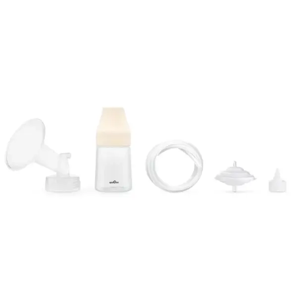 Spectra Breast Pump Premium Accessory Kit with 24mm Breast Flange, Replacement Parts, and Bottle