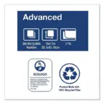 Tork Advanced Soft 1/8 Fold 2-Ply White Dinner Napkins, 28 pks, 100 napkins/pk. - Image 5