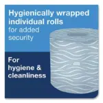 Tork Universal 2-Ply White Bath Tissue, 96 rolls, 500 sheets/roll - Image 5
