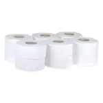 Tork Universal 2-Ply White Jumbo Bath Tissue, 12 rolls, 1,000 ft./roll - Image 7