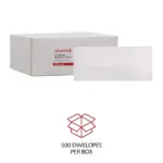 Universal® Window Business Envelope, #10, 4 18 x 9 12, White, 500Box - Image 7