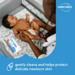 WaterWipes Plastic-Free Original Unscented 99.9% Water Based Baby Wipes - (Select Count) - Image 2