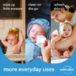 WaterWipes Plastic-Free Original Unscented 99.9% Water Based Baby Wipes - (Select Count) - Image 4
