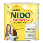 Nestle NIDO Fortificada Dry Whole Milk Powder, 4.85 lb.